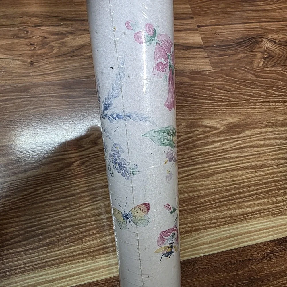 Vintage Bee Butterfly Garden Imperial Wallpaper Border Prepasted 5‎ Yd Floral